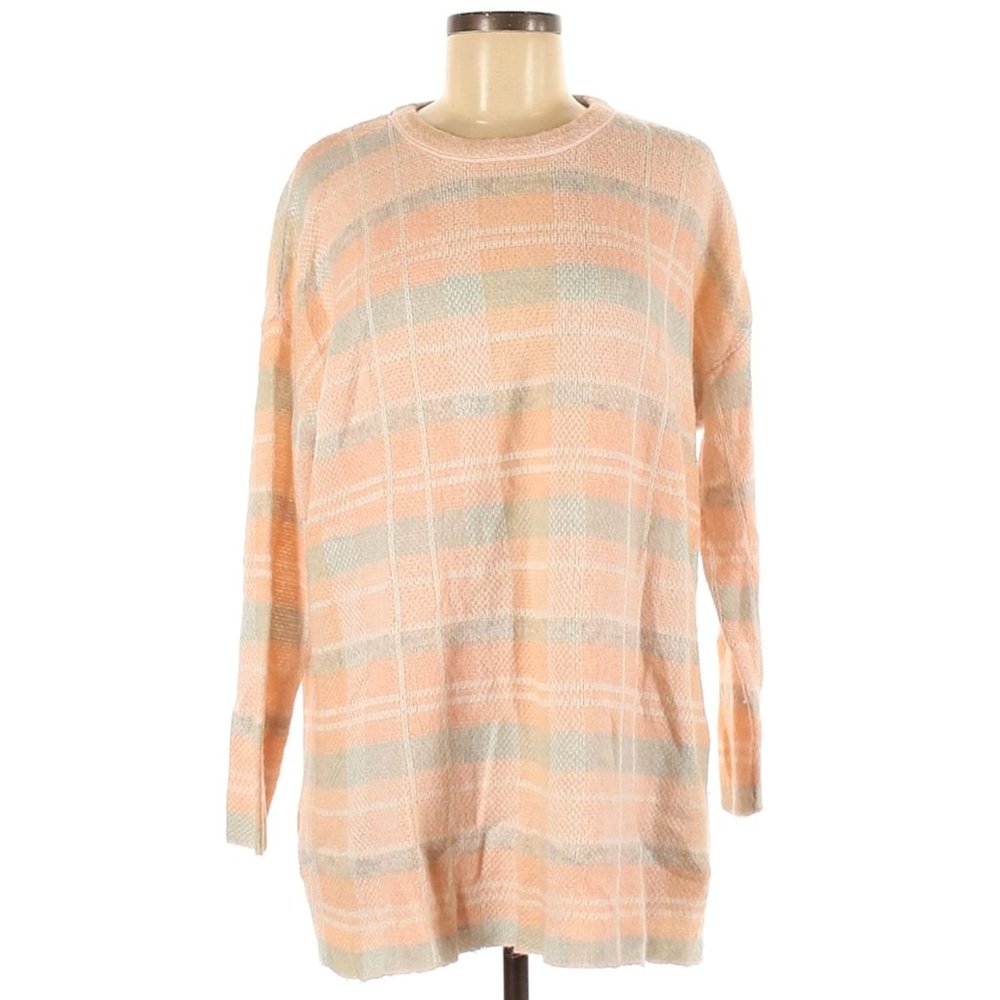 Lou & Grey Pink Tone Long Sleeve Sweater Size M